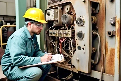 Industrial machinery inspection